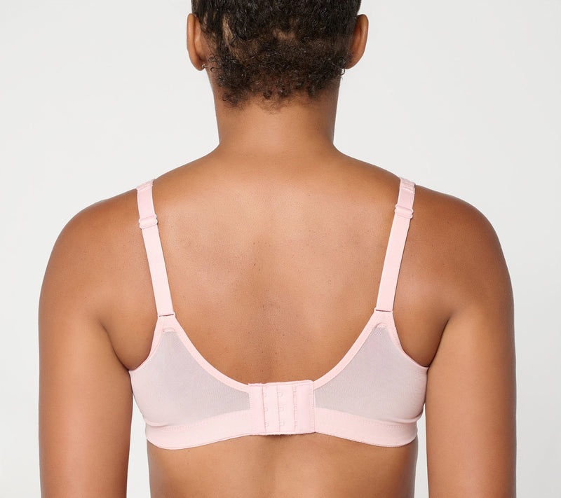 Breezies Natural Curves Lace Trim Wirefree Support Bra — View 3