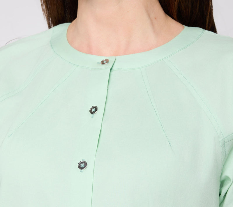 RM Studio x Rebecca Minkoff Stretch Poplin Sculpted Shirt — View 8