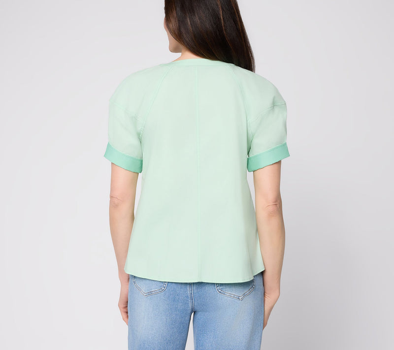 RM Studio x Rebecca Minkoff Stretch Poplin Sculpted Shirt — View 6