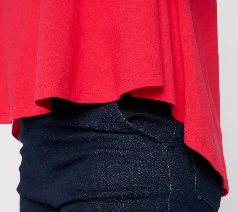 RM Studio x Rebecca Minkoff Cotton Rich Short Sleeve Trapeze Tee — View 13