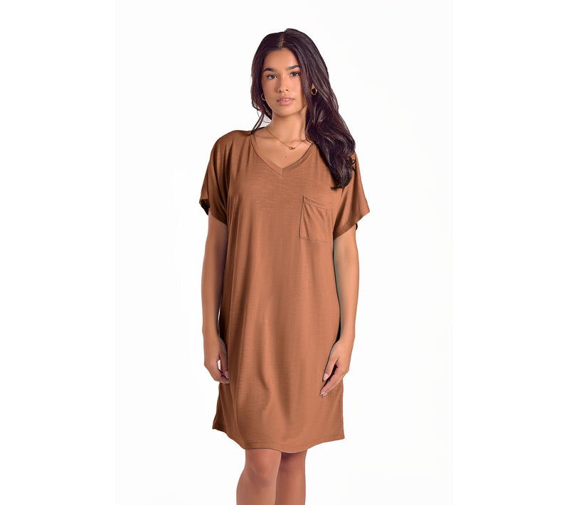 iCollection Soft Knit Sleep Dress — Main view