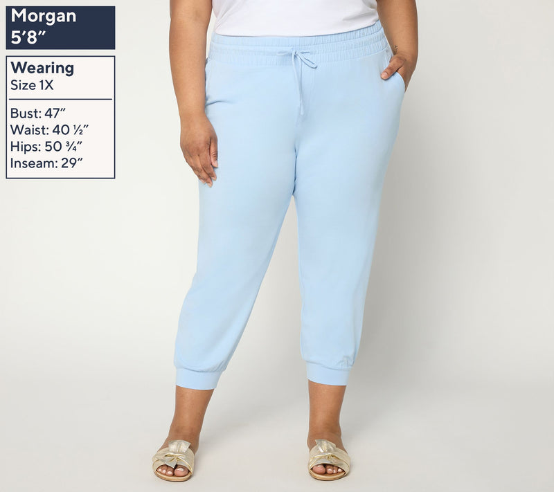 AnyBody Petite All-Star Cozy Knit Jogger — View 12