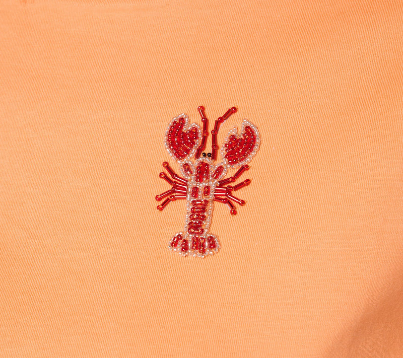 Denim & Co. 100% Cotton Short Sleeve Tee with Embroidery — View 5