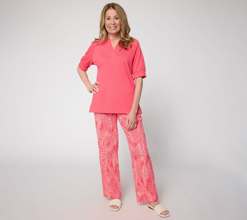 Belle by Kim Gravel Packabelle Slay the Vacay Elbow Top — View 5