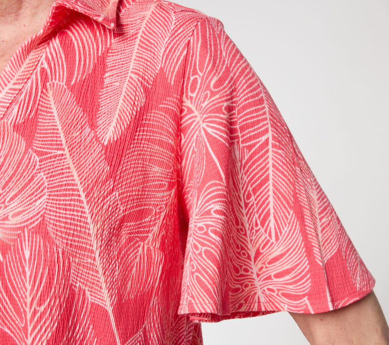 Belle by Kim Gravel Packabelle Slay the Vacay Tie Shirt — View 6