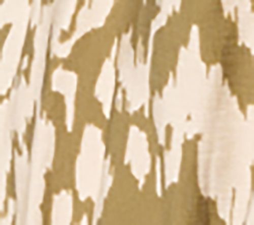 Dennis Basso Regular Drapy Ikat Button Front Shirt Dress — View 2
