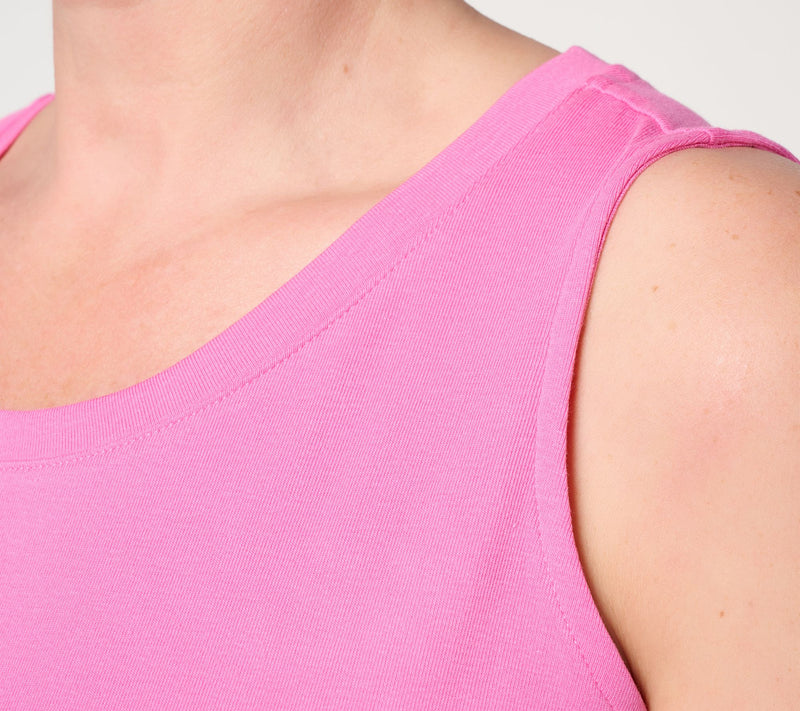Belle by Kim Gravel TripleLuxe Micro Rib Modern Tank — View 6