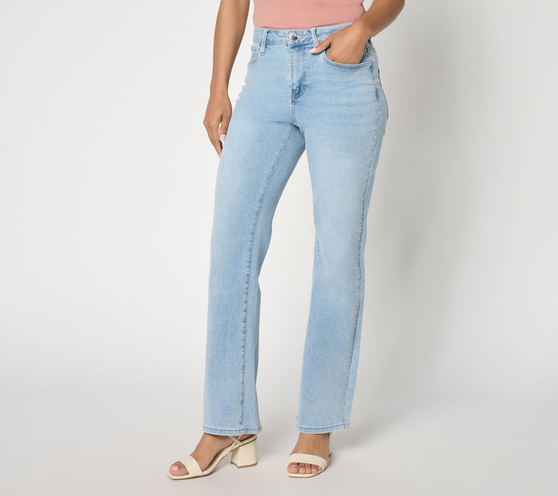 RM Studio x Rebecca Minkoff Petite Studded Luxe Stretch Stovepipe Jeans — View 5
