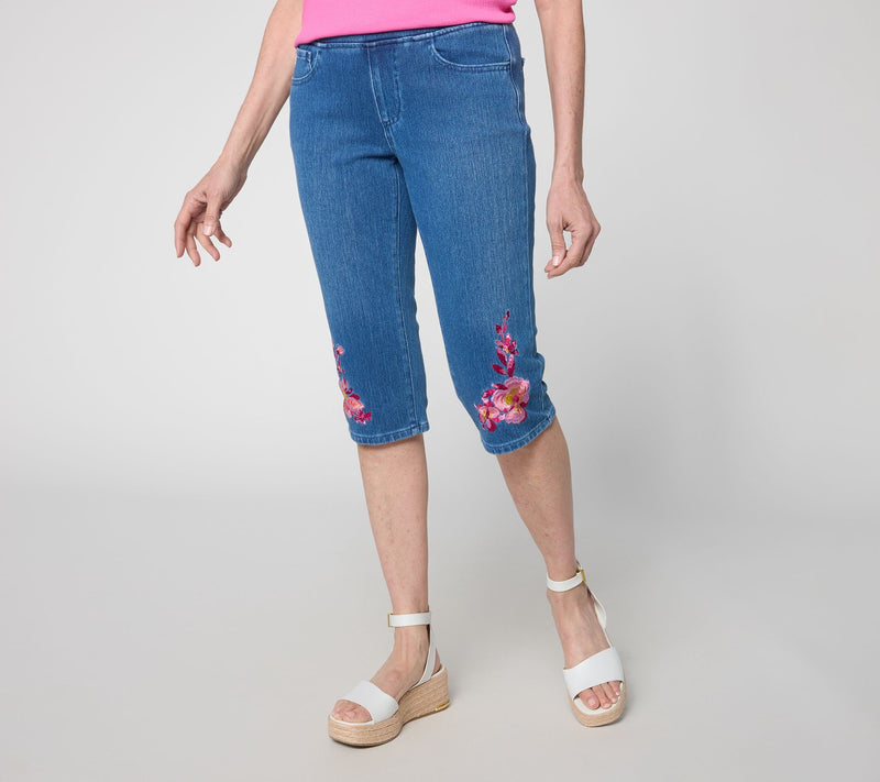 Belle by Kim Gravel Regular Flexibelle Floral Skimmer — View 9