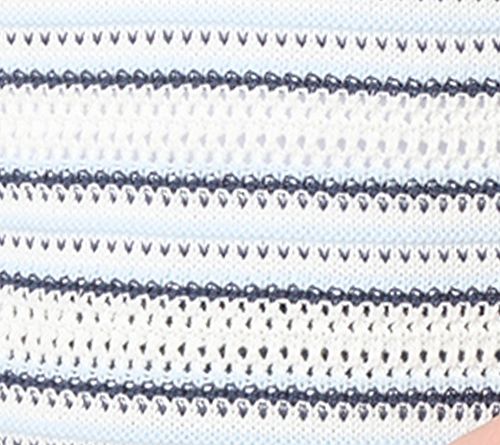 Belle by Kim Gravel Sunwash Stripe Open Knit Sweater — View 10