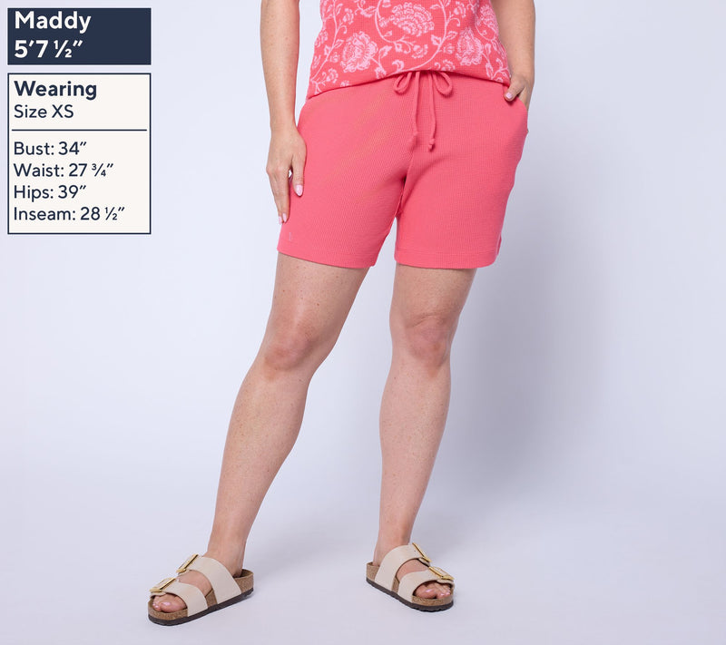 Belle by Kim Gravel Baby Waffle 7" Short — View 3