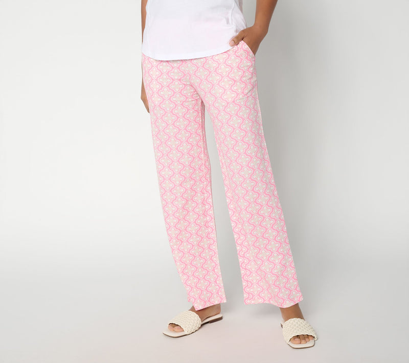 Belle by Kim Gravel Petite Cabana Knit Tile Beach Pant — View 5