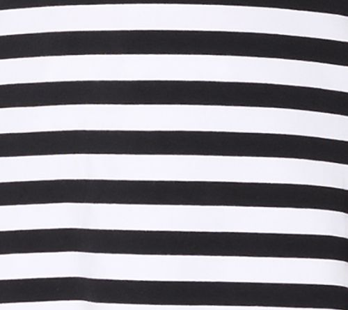 Belle by Kim Gravel TripleLuxe Knit Stripe Flutter Sleeve — View 7
