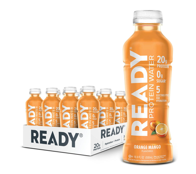 Ready 20g Whey Clear Protein Water 90 Cal 12 Count — Main view
