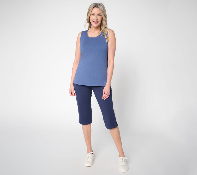Denim & Co. Essentials So Soft Jersey Scoop Neck Tank Top — View 13