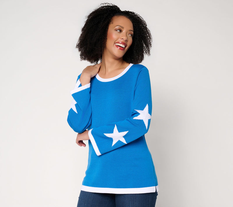 Liberty Belles by Kim Gravel Harbor Star Sweater — Main view