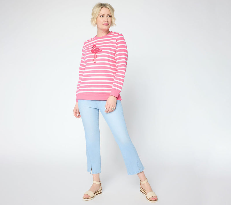 Belle Beach by Kim Gravel Harbor Club Seaside Stripe Top — View 5