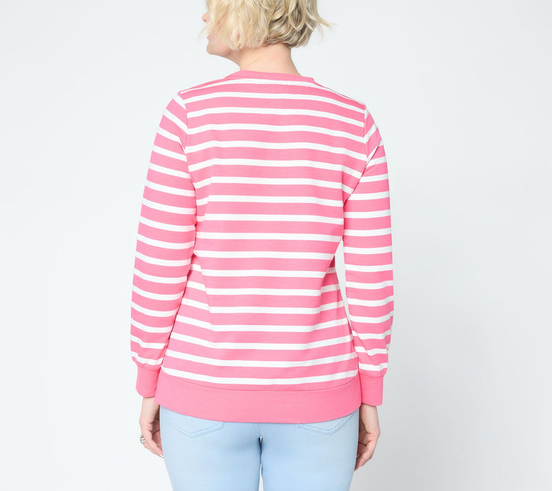 Belle Beach by Kim Gravel Harbor Club Seaside Stripe Top — View 4