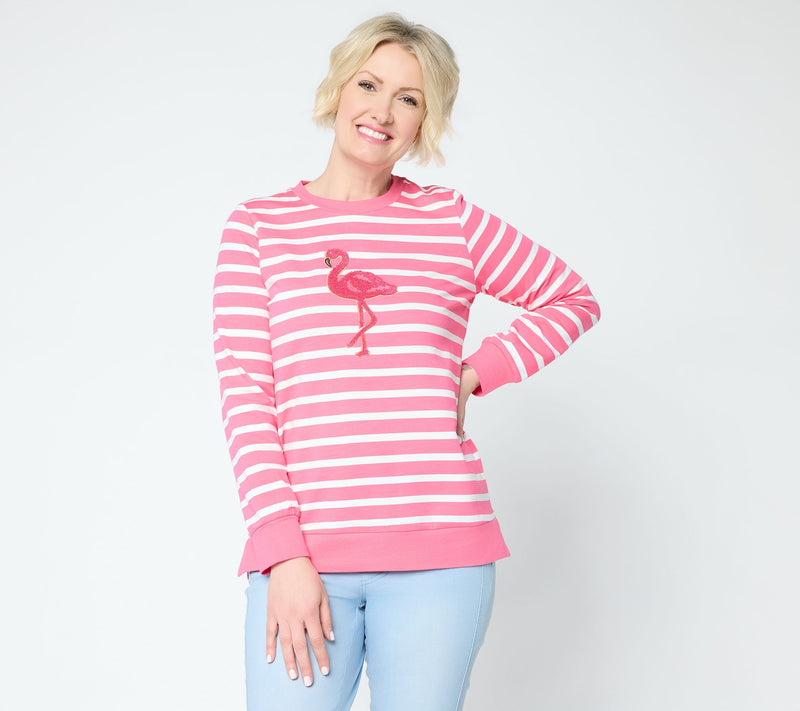 Belle Beach by Kim Gravel Harbor Club Seaside Stripe Top — View 12