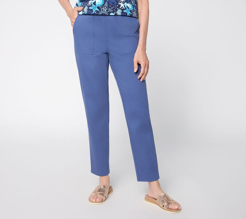 Denim & Co. Tall Comfy Knit Air Pull-On Tapered Ankle Pants — View 16