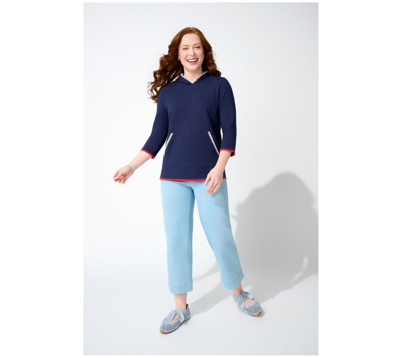 Belle by Kim Gravel Regular TripleLuxe Denim Patch Pocket Jean — View 7