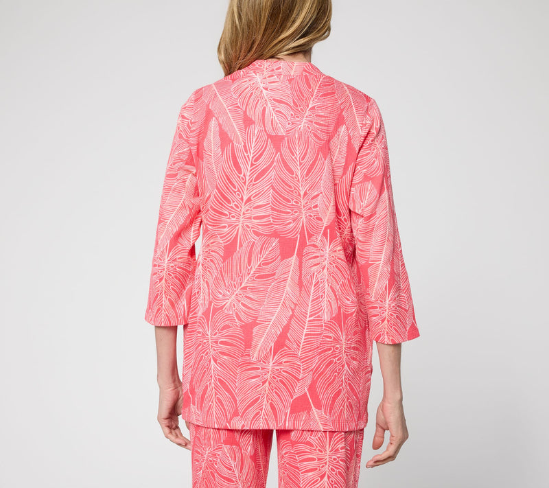 Belle by Kim Gravel Regular Packabelle Slay the Vacay Split V Tunic — View 4