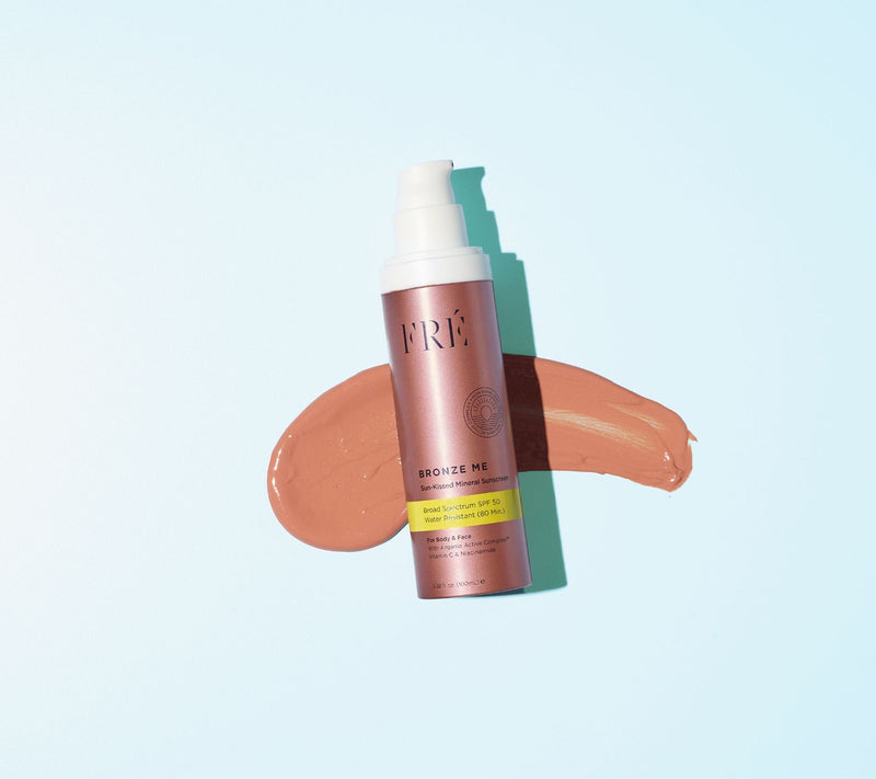 FRE Spring/Summer Bronze Me Body Kit w/Brush & Travel Pouch — View 3