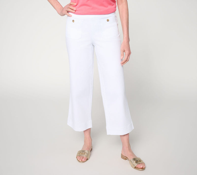 Belle by Kim Gravel Regular TripleLuxe Twill Patch Pocket Jean — View 9