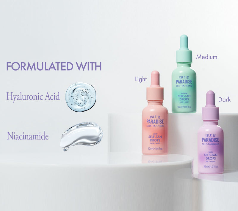 Isle of Paradise Face and Body Self Tan Drops Duo — View 8