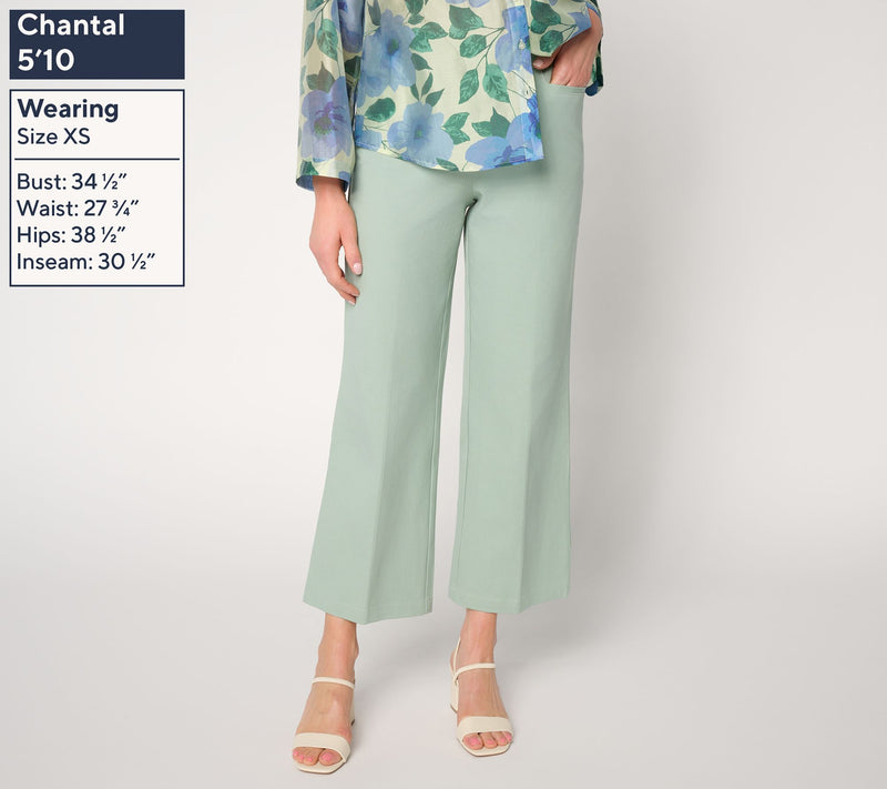 BEAUTIFUL by Lawrence Zarian 24/7 Regular Wide Leg Ankle Pant — View 3