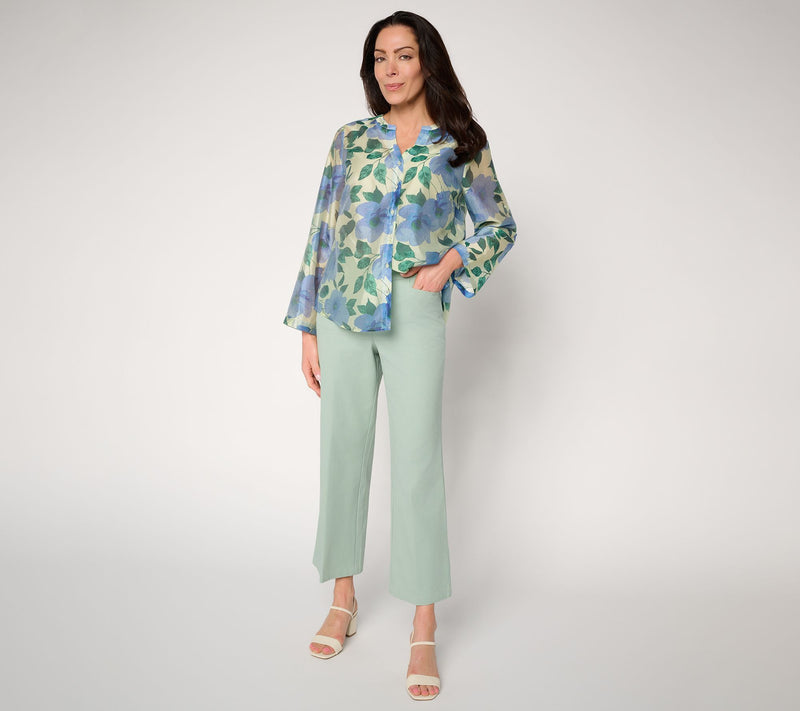 BEAUTIFUL by Lawrence Zarian 24/7 Regular Wide Leg Ankle Pant — View 5
