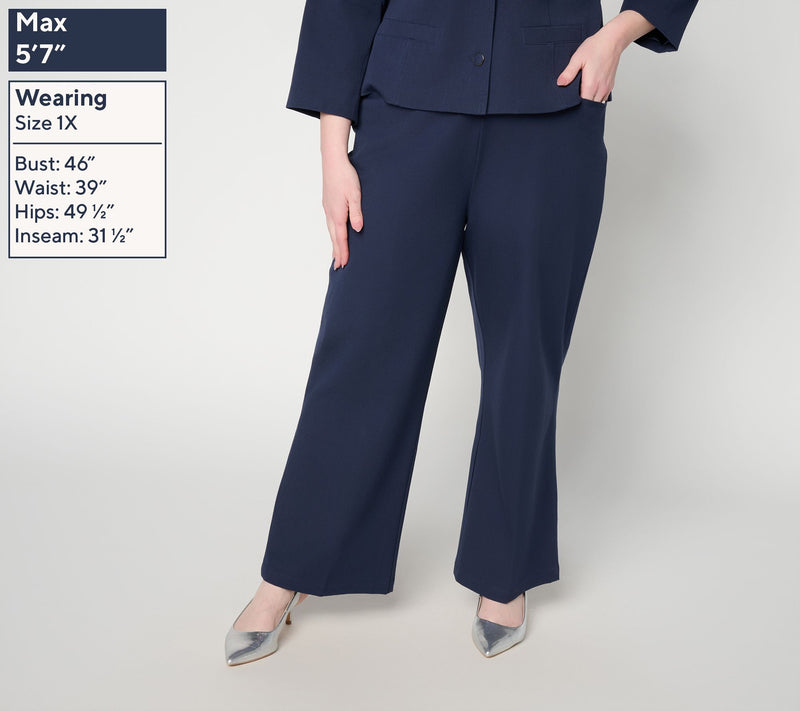 BEAUTIFUL by Lawrence Zarian 24/7 Regular Wide Leg Ankle Pant — View 2