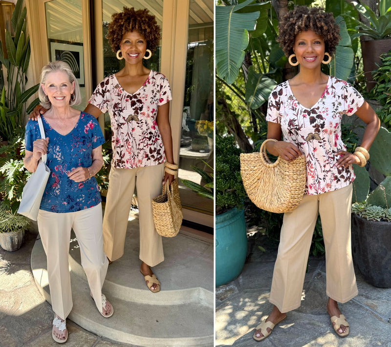 BEAUTIFUL by Lawrence Zarian 24/7 Regular Wide Leg Ankle Pant — View 8