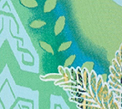 Dennis Basso Petite Printed Italia Knit Pants — View 4