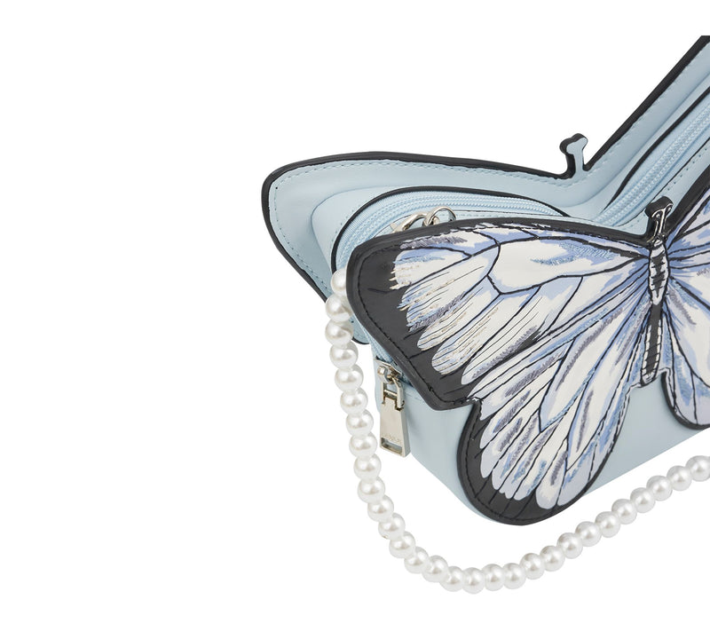 Fable England Blue Butterfly Bag — View 4