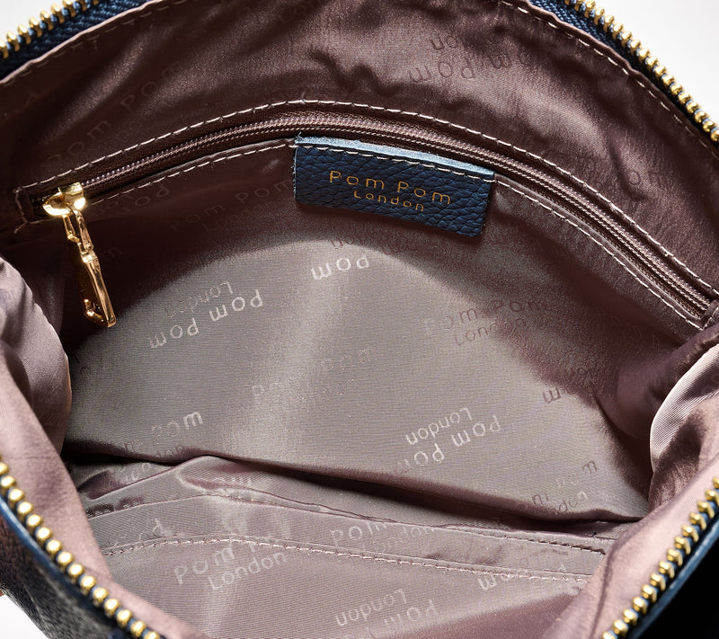 Pom Pom London Leather Crossbody with Shoulder Strap & Card Case — View 4