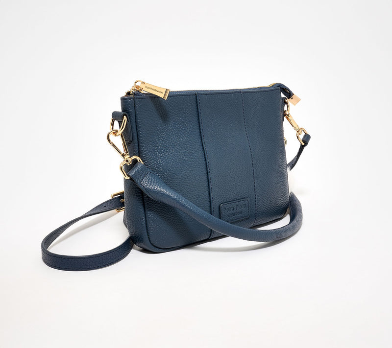 Pom Pom London Leather Crossbody with Shoulder Strap & Card Case — View 2
