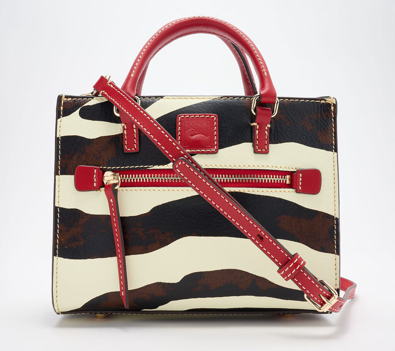 Dooney & Bourke Zebra Mini Zip Janine Crossbody — View 8