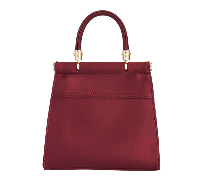 Fable England Fox Mushroom Embroidered Satin Tote — View 3