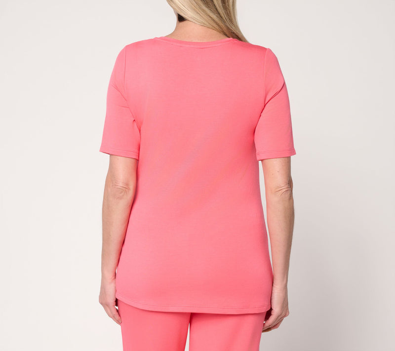 Brandis Dress Out Loud Acquitted Knit Snatched with a Side Tie Top — View 6