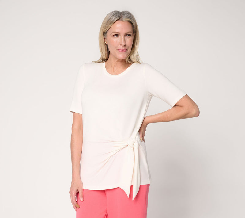 Brandis Dress Out Loud Acquitted Knit Snatched with a Side Tie Top — View 16