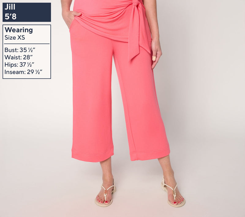 Brandis Dress Out Loud Acquitted Knit Tall Wide Leg Crop — View 3