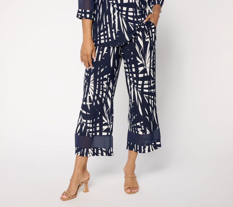 Brandis Dress Out Loud Discovery Knit Regular Wide Leg Crop Pant — View 12