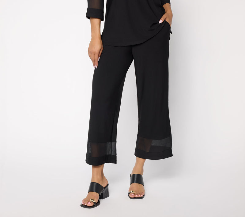 Brandis Dress Out Loud Discovery Knit Tall Wide Leg Crop Pant — View 11