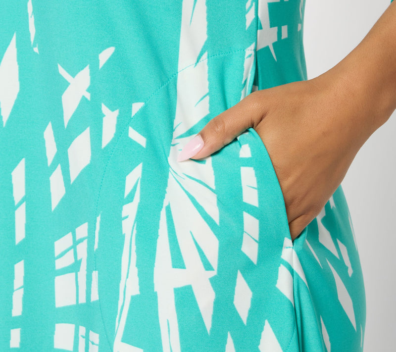 Brandis Dress Out Loud Discovery Knit Regular Tulum Tropical Caftan — View 5