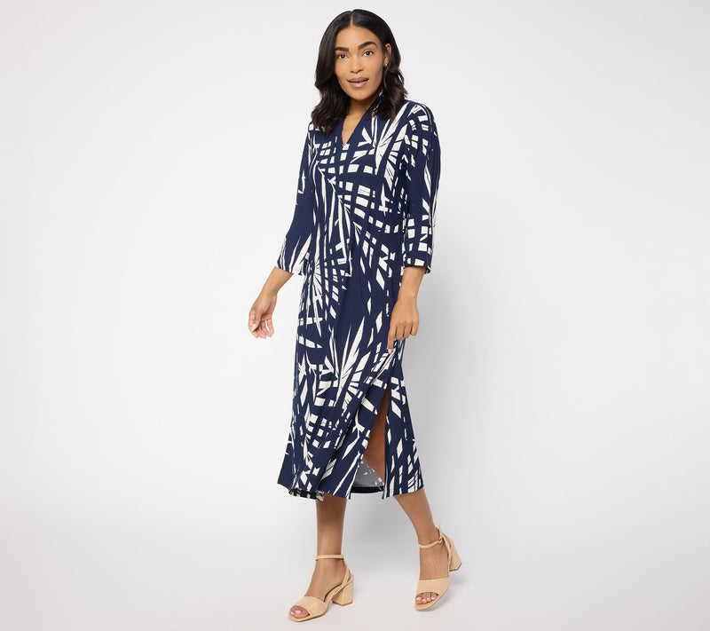 Brandis Dress Out Loud Discovery Knit Regular Tulum Tropical Caftan — View 11