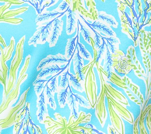 Quacker Factory Under The Sea Printed 3/4 Sleeve Top — View 8