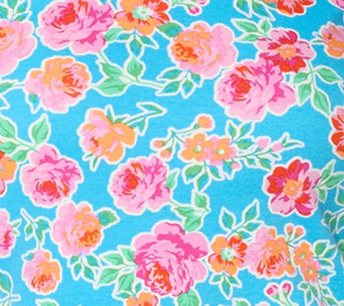 Quacker Factory Bless Your Heart Printed Floral Top — View 5