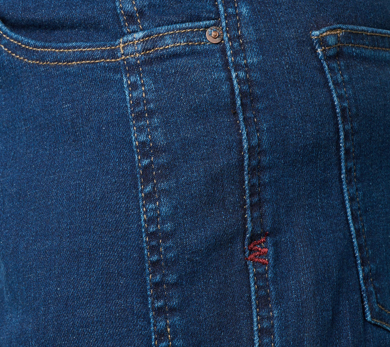 Warp & Weft Petite MYR Stretch Soft Curve Barrel Leg Jeans — View 11
