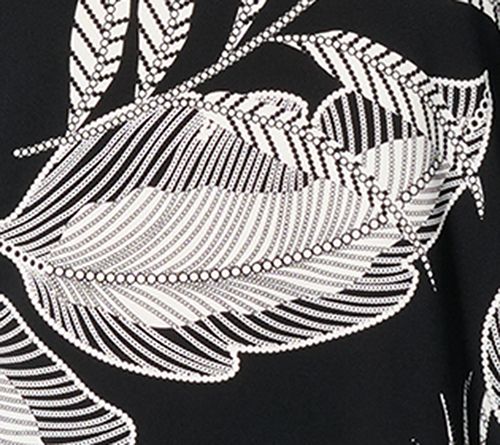 Dennis Basso Regular Italia Knit Print & Solid Tunic Top — View 11